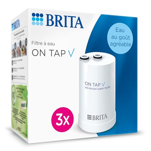 BRITA 3 x Wasserfilter On Tap V (= 4 Monate Filter) – für gefiltertes Wasser mit angenehmem Geschmack sofort direkt von Ihrem Küchenarmatur. von BRITA