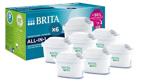 BRITA Filter für Wasserfilter Maxtra +, Kunststoff/Kohle/Harze 6 Filtri Bianco von BRITA