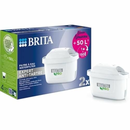 Packung mit 2 maxtra pro expert antikalkkartuschen für karaffe - 1050428 von BRITA