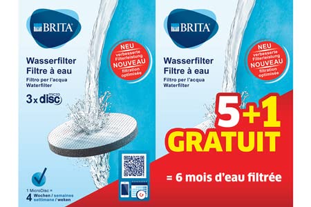 Brita 1041770 Patrone Wasserfilter, Microdisc Filter von BRITA
