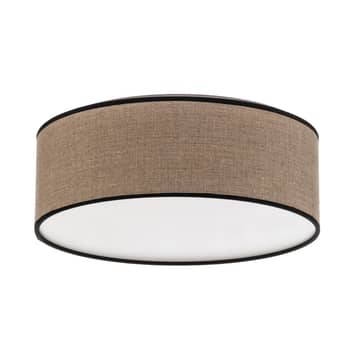 Britop Deckenlampe Tubo Deckenleuchte Deckenlicht E27 Textilschirm Beige ø 38cm  B-Ware von BRITOP
