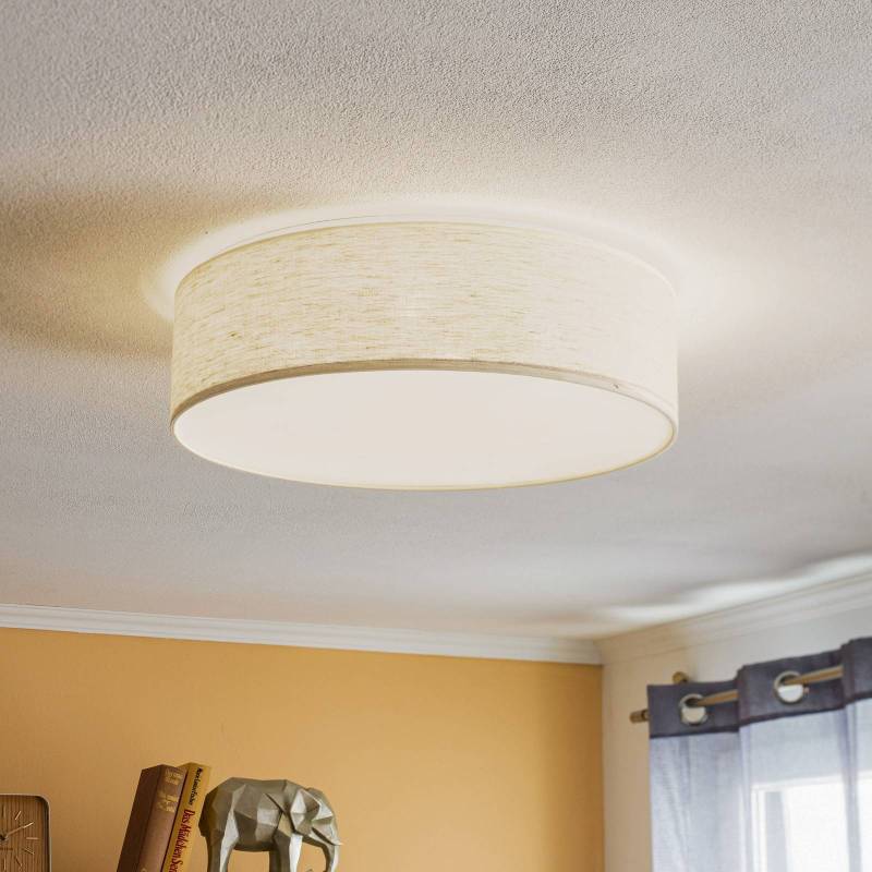 Deckenleuchte Canvas, beige, Ø 48cm von BRITOP