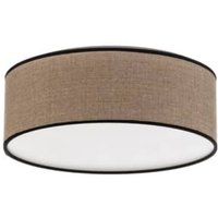 Gebraucht] Britop Deckenlampe Tubo Deckenleuchte Deckenlicht E27 Textilschirm Beige ø 38330 B-Ware von BRITOP