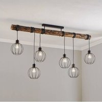 Gebraucht] Britop Karou Deckenleuchte 6 Flammig Deckenlampe Lampe Pendelleuchte Pendellampe B-Ware von BRITOP