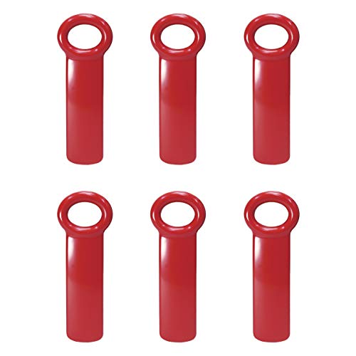 Harold Import Company Brix Original Easy Jar Schlüsselöffner, plastik, rot, 6-Pack von BRIX