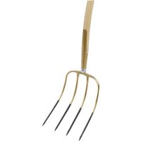 4-Zinken-Gabel Aus Geschmiedetem Stahl Mit Buchengriff – 91198 4-Zinken-Gabel Aus Geschmiedetem Stahl Mit Buchengriff – 91198 von BRIXO