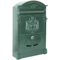 Brixo - Aluminium Mailbox -Magazinformat 26x9xh41 Villa Italia Green von BRIXO