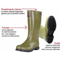 Brixo - Kaugummi -Kniestiefel mit Pro herrschender Sohle - 42 von BRIXO