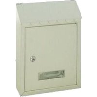 Brixo - briefkasten popular blech avorio mit dach L21xP7xH30 cm Brixo - briefkasten popular blech avorio mit dach L21xP7xH30 cm von BRIXO