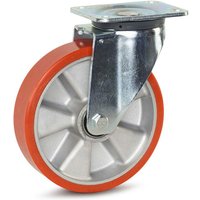 Drehgabel mit polyurethan-rad mit verzinkter stahlplatte MM.80 A.90 von BRIXO