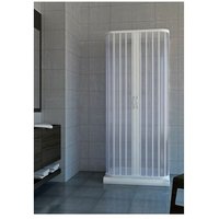 Duschbox mit zentraler Öffnung in PVC Brixo Orca Modell 80 x 80 x 80 cm. von BRIXO
