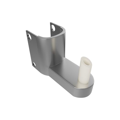 Brixwell Tretscharnierhalterung mit Verschluss, 4,8 cm Größe, 1,27 cm Durchmesser, Metallmaterial, poliertes Chrom-Finish, robuste Türscharnier-Hardware mit schlankem Design von BRIXWELL