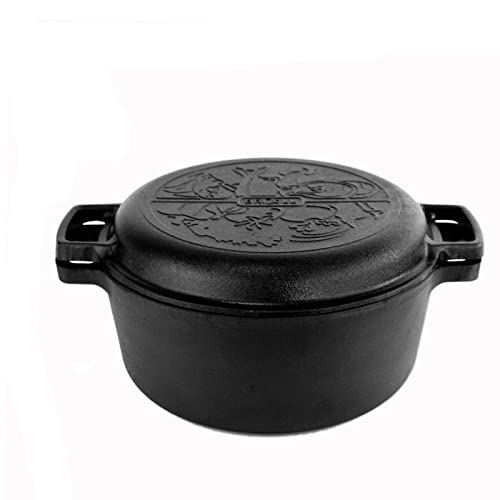 BriZoll Kochtopf mit Deckel aus Gusseisen von BRIZOLL
