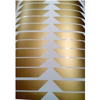 40 Fischgräten Aufkleber, 5'' Kinderzimmer Chevron Vinyl-Wandaufkleber, Geometrisch von BRJstudioEurope