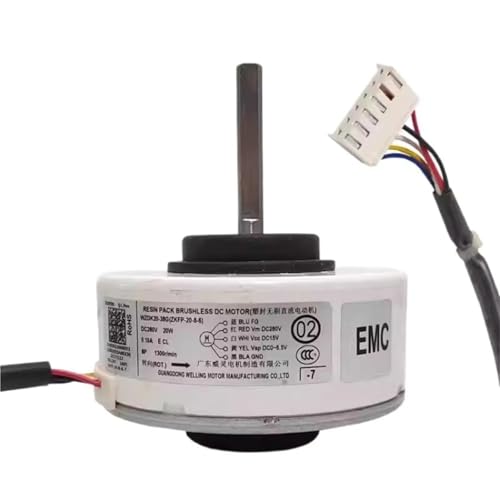 DC-Lüftermotor for Innengeräte der Klimaanlage, kompatibel mit Midea, WZDK20-38G DC280V 20W 1800 U/min ZKFP-20-8-6 Klimaanlagenteile DC-Lüftermotor for Innengeräte der Klimaanlage, kompatibel mit Midea, WZDK20-38G DC280V 20W 1800 U/min ZKFP-20-8-6 Klimaanlagenteile von BRKTWMCCY