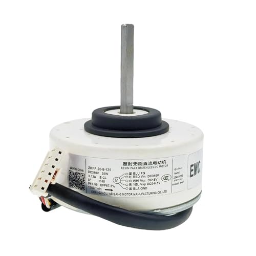 DC-Lüftermotor for Innengeräte der Klimaanlage, kompatibel mit TCL, ZKFP-20-8-125, DC310 V, 25 W, 1350 U/min, Klimaanlagenteile von BRKTWMCCY