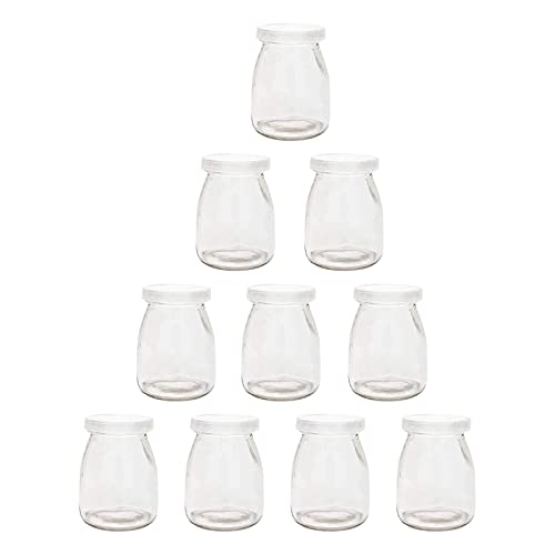 Joghurtgläser, Gläser für Vorspeisen und Desserts ideal zum Anrichten und Präsentieren von Speisen (100ml 10pcs) von BRKURLEG