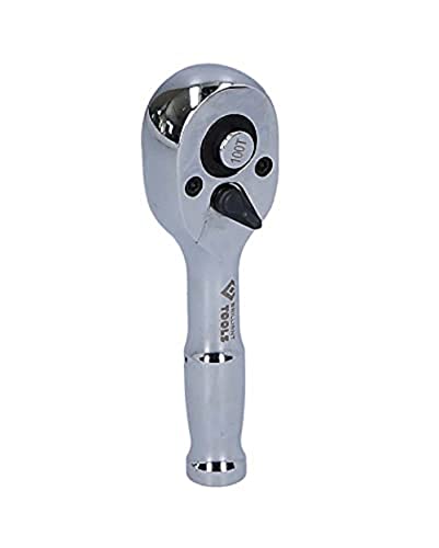 KS TOOLS 1/4" Mini-Umschaltknarre mit Metallgriff, 100 Zahn von BRILLIANT TOOLS