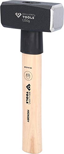 BRILLIANT TOOLS BT075125 Fäustel mit Hickory-Stiel, 1250 g [Powered by KS TOOLS] von BRILLIANT TOOLS