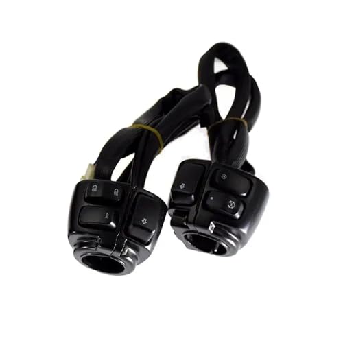 25 mm 1 "Lenker-Drehregelschalter kompatibel mit Softail Sportster 883 1200 V-Rod Touring Electra Motorcycles(Control Switch A) von BRMeLOfgc
