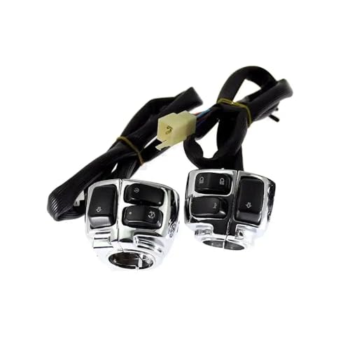 25 mm 1 "Lenker-Drehregelschalter kompatibel mit Softail Sportster 883 1200 V-Rod Touring Electra Motorcycles(Control Switch B) von BRMeLOfgc