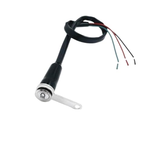 LED -Motorradknopf mit automatischer Verriegelung Metall -Scheinwerfer -Schalter Dual Farblichtmodifikation kompatibel mit Fahrradscheinlicht -Auspuffidentifikation(6) von BRMeLOfgc
