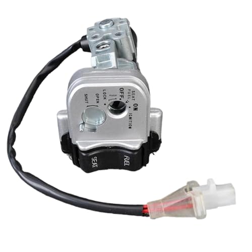 Zündschalter Kraftstoffgaskappe Sitzverriegelungsschlüsselkit kompatibel mit PCX125 PCX150 2012 2013 Modelle passt zur Teilnummer 35010-kWN-710 von BRMeLOfgc