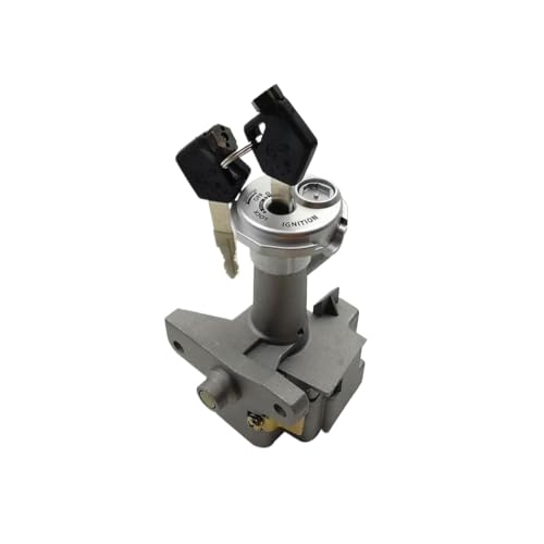 Zündschalter Power Türschloss Set mit Diebstahlschutz Magnetabdeckung vordere Abdeckungsschloss kompatibel mit V125 G V125S -Rollermodellen von BRMeLOfgc