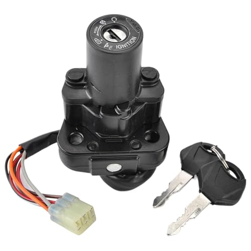Zündschalterschlüssel kompatibel mit GSX1300 GSX1300R 1999-2022 Anpassungen Teilnummern 37100-10L20 37100-15H80 37100-24F10 37100-24F00 Motorrad-Ersatzteil von BRMeLOfgc
