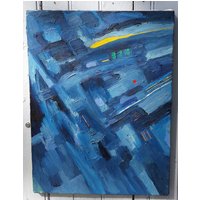 Abstraktes Ölgemälde von BROCBAIEDESOMME