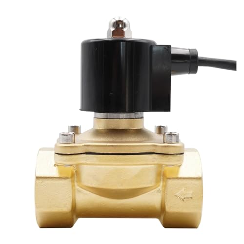 1 stücke Normalerweise Geschlossen Magnetventil, Lauf Brunnen Wasser Ventil, G3/8 "bis G2, AC220V DC24V(2") von BRODEFUP