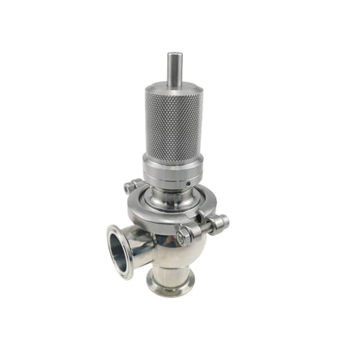 BRODEFUP 1" 1,25" 1,5" Tri Clamp Edelstahl SS304/316L Einstellbares Sicherheitsventil Proportionale Sicherheitsventile(1-1/2",EPDM Seal_0.5 to 6BAR Range_SS316L) von BRODEFUP