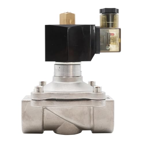 BRODEFUP 1 stücke Normalerweise Offenes Elektrisches Magnetventil, G3/8 "bis G2, Pneumatisches Ventil AC220V DC12V DC24V IP65(1/2") von BRODEFUP