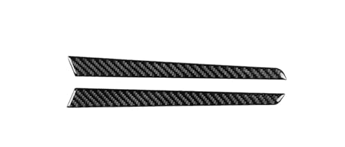 Interieur Zubehör Auto Dekoration Auto Innen Getriebe Shift Control Zubehör Aufkleber Für Alfa Für Romeo 159 2004 2005 2006 2007 2008 2009 2010 2011 Schwarz Carbon Faser (Size : Front door panel) von BROHN