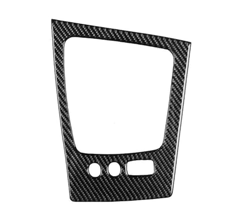 Interieur Zubehör Auto Dekoration Auto Innen Getriebe Shift Control Zubehör Aufkleber Für Alfa Für Romeo 159 2004 2005 2006 2007 2008 2009 2010 2011 Schwarz Carbon Faser (Size : Gear panel surround) von BROHN