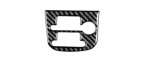 Interieur Zubehör Auto Dekoration Auto Innen Getriebe Shift Control Zubehör Aufkleber Für Alfa Für Romeo 159 2004 2005 2006 2007 2008 2009 2010 2011 Schwarz Carbon Faser (Size : Switch LHD) von BROHN
