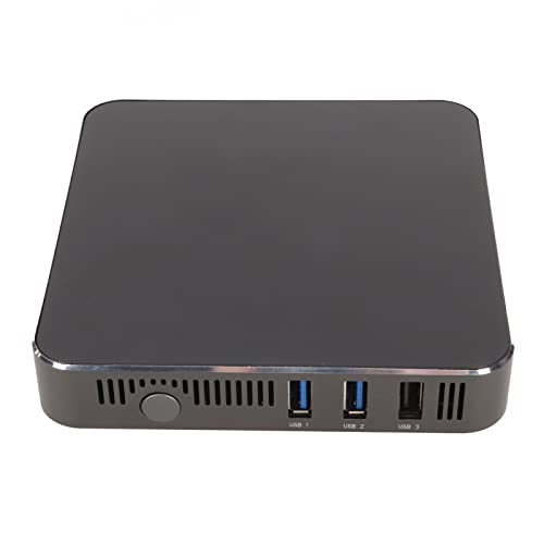 BROLEO Gaming-PC, 2,4 G 5,8 G WiFi -PC 100–240 V, Schwarz für Büro (EU-Stecker) von BROLEO