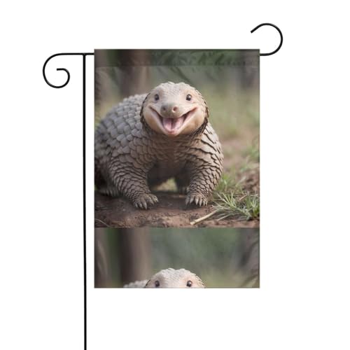 BROLEO Gartenflaggenmast "Happy Pangolin", doppelseitig, 30,5 x 45,7 cm BROLEO Gartenflaggenmast "Happy Pangolin", doppelseitig, 30,5 x 45,7 cm von BROLEO