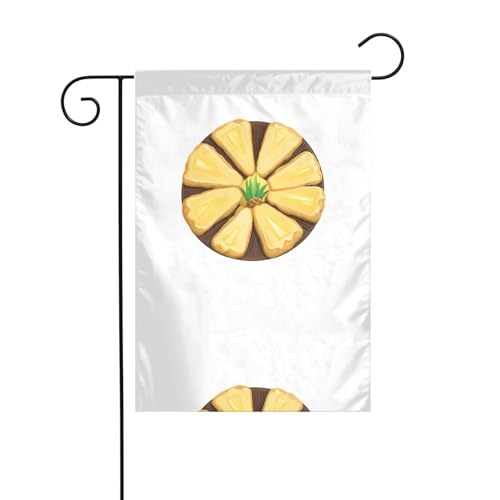 BROLEO Gartenflaggenmast mit Ananas-Motiv, doppelseitig, 30,5 x 45,7 cm BROLEO Gartenflaggenmast mit Ananas-Motiv, doppelseitig, 30,5 x 45,7 cm von BROLEO
