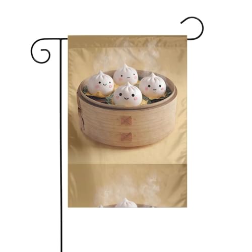 BROLEO Gartenflaggenmast mit Fleischbällchen im Dampfgarer, Dekoration, modisch, 30,5 x 45,7 cm BROLEO Gartenflaggenmast mit Fleischbällchen im Dampfgarer, Dekoration, modisch, 30,5 x 45,7 cm von BROLEO