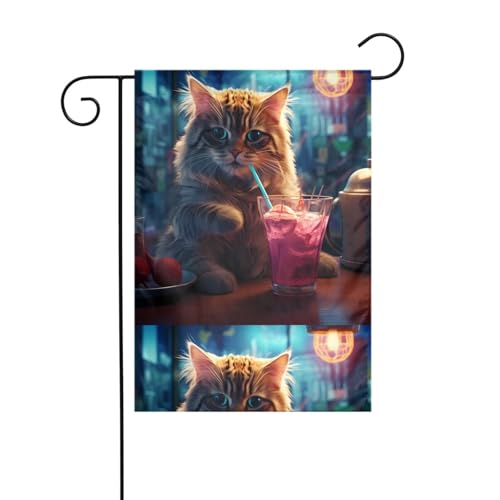 BROLEO Gartenflaggenmast mit Kätzchen-Motiv, doppelseitig, 30,5 x 45,7 cm BROLEO Gartenflaggenmast mit Kätzchen-Motiv, doppelseitig, 30,5 x 45,7 cm von BROLEO