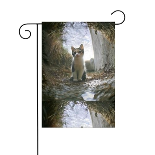 BROLEO Gartenflaggenmast mit Kätzchen-Motiv, doppelseitig, 30,5 x 45,7 cm BROLEO Gartenflaggenmast mit Kätzchen-Motiv, doppelseitig, 30,5 x 45,7 cm von BROLEO