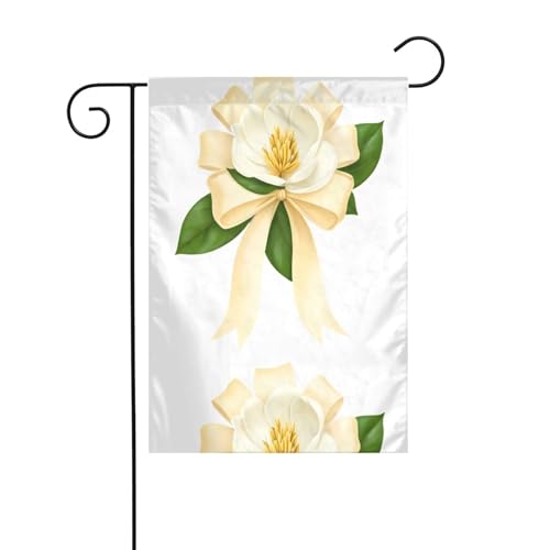 BROLEO Gartenflaggenmast mit Magnolien-Druck, doppelseitig, 30,5 x 45,7 cm BROLEO Gartenflaggenmast mit Magnolien-Druck, doppelseitig, 30,5 x 45,7 cm von BROLEO