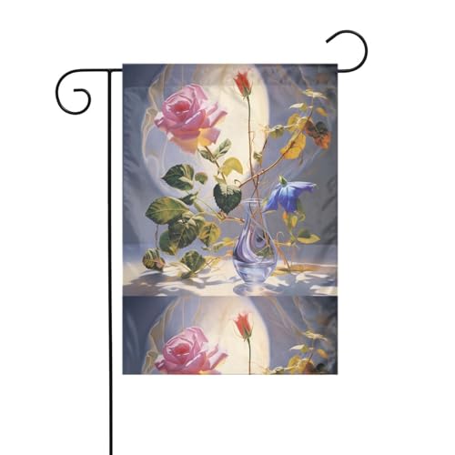 BROLEO Gartenflaggenmast mit Morning Glory und Rose, doppelseitig, 30,5 x 45,7 cm BROLEO Gartenflaggenmast mit Morning Glory und Rose, doppelseitig, 30,5 x 45,7 cm von BROLEO