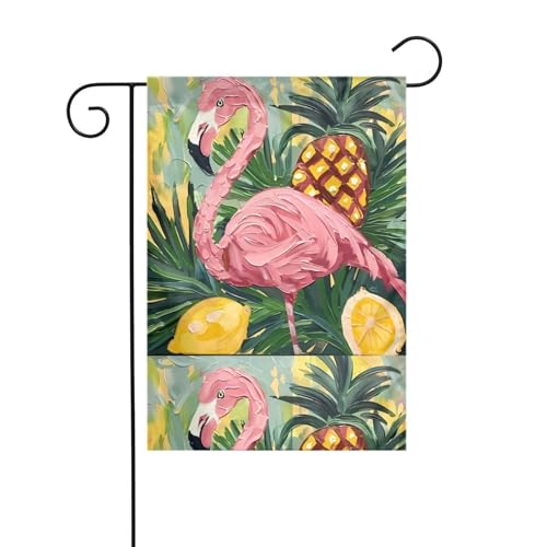 BROLEO Gartenflaggenmast mit Zitronen-Ananas-Motiv, doppelseitig, 30,5 x 45,7 cm BROLEO Gartenflaggenmast mit Zitronen-Ananas-Motiv, doppelseitig, 30,5 x 45,7 cm von BROLEO
