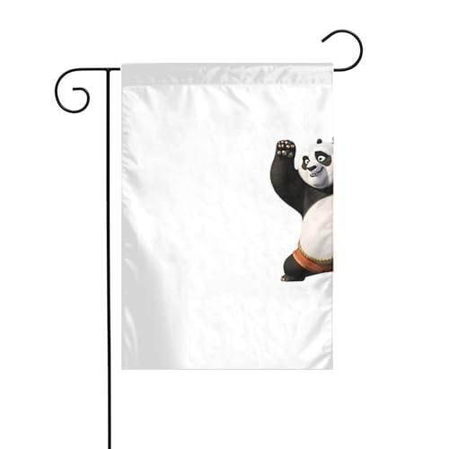 BROLEO Gartenflaggenmast mit halbem Panda-Druck, doppelseitig, 30,5 x 45,7 cm BROLEO Gartenflaggenmast mit halbem Panda-Druck, doppelseitig, 30,5 x 45,7 cm von BROLEO