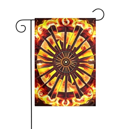 BROLEO Gartenflaggenmast zum Drehen der Flamme, doppelseitig, 30,5 x 45,7 cm BROLEO Gartenflaggenmast zum Drehen der Flamme, doppelseitig, 30,5 x 45,7 cm von BROLEO