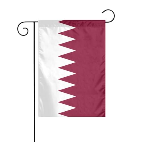 BROLEO Qatar-Flagge, Druck, Gartenflaggenmast, Outdoor-Hofdekoration, modisch, 30,5 x 45,7 cm BROLEO Qatar-Flagge, Druck, Gartenflaggenmast, Outdoor-Hofdekoration, modisch, 30,5 x 45,7 cm von BROLEO