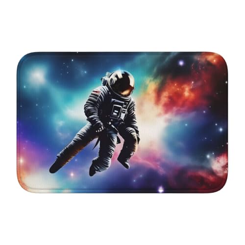 BROLEO Rutschfeste, verdickte Bodenmatte, Galaxie-Weltraum-Kunstdruck, rutschfest, leicht zu reinigen, langlebig, perfekt für WC, Badezimmer, 60 x 40 cm BROLEO Rutschfeste, verdickte Bodenmatte, Galaxie-Weltraum-Kunstdruck, rutschfest, leicht zu reinigen, langlebig, perfekt für WC, Badezimmer, 60 x 40 cm von BROLEO