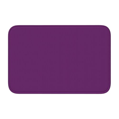 BROLEO Rutschfeste, verdickte Bodenmatte, violetter Druck, rutschfest, leicht zu reinigen, langlebig, perfekt für WC, Badezimmer, 60 x 40 cm BROLEO Rutschfeste, verdickte Bodenmatte, violetter Druck, rutschfest, leicht zu reinigen, langlebig, perfekt für WC, Badezimmer, 60 x 40 cm von BROLEO